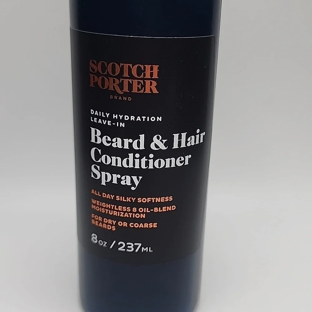 Scotch Porter Beard & Hair Conditioner Spray  8oz NWOT